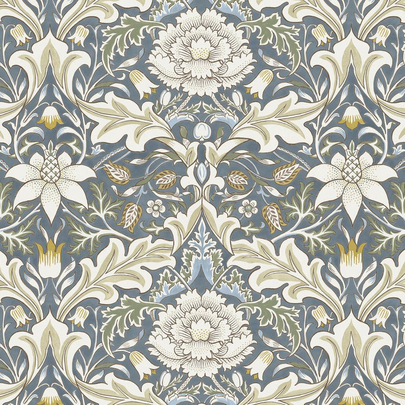 Morris & Co Morden Severne Slate - Woven Modern Fabric Gallery
