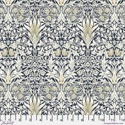 Morris & Co Morden Snakeshead Charcoal - Woven Modern Fabric Gallery