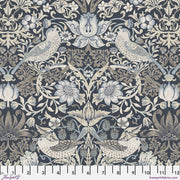 Morris & Co Morden Strawberry Thief Charcoal - Woven Modern Fabric Gallery