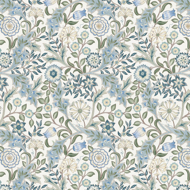 Morris & Co Morden Wilhelmina Seascape - Woven Modern Fabric Gallery