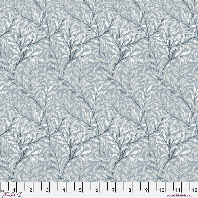 Morris & Co Morden Willow Boughs Light Blue - Woven Modern Fabric Gallery