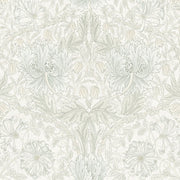 Morris & Co Pure Honeysuckle & Tulip Dove - Woven Modern Fabric Gallery