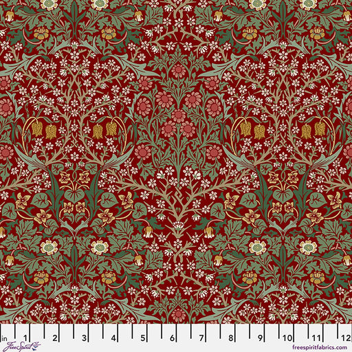 Morris & Co Suffolk Blackthorn Thorned Rose - Woven Modern Fabric Gallery
