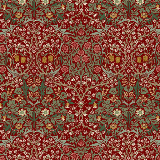 Morris & Co Suffolk Blackthorn Thorned Rose - Woven Modern Fabric Gallery