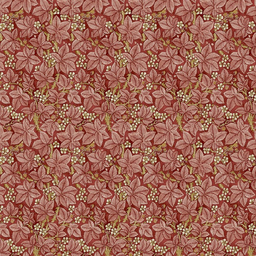 Morris & Co Suffolk Bramble Scarlett - Woven Modern Fabric Gallery