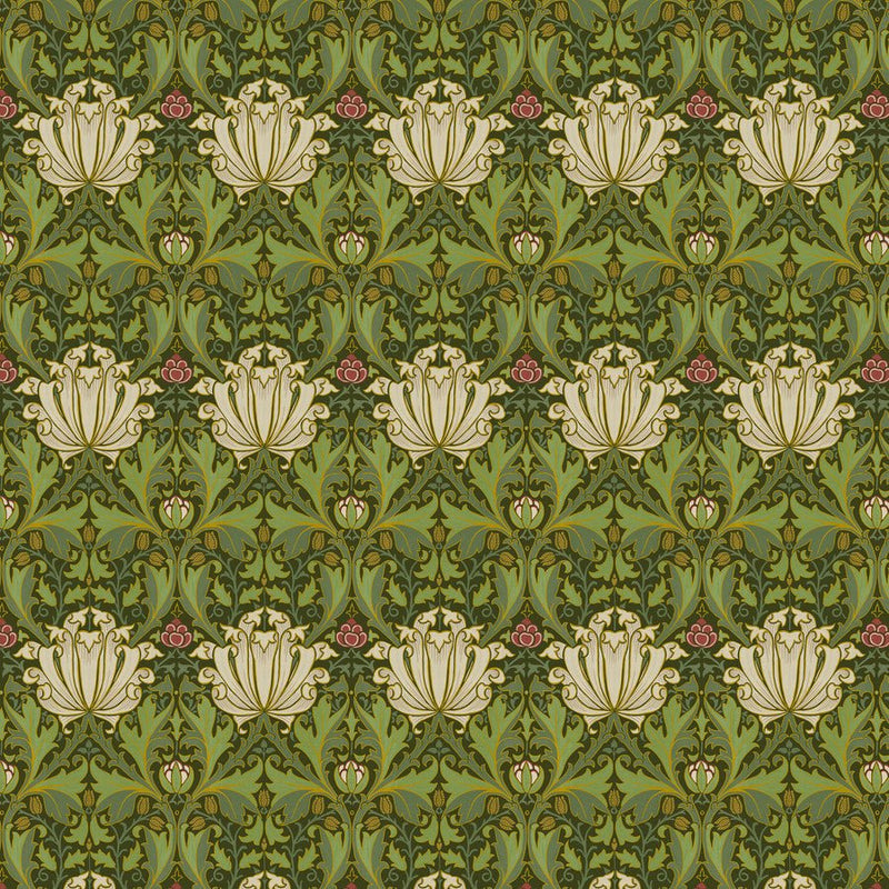 Morris & Co Suffolk Helena Herball - Woven Modern Fabric Gallery