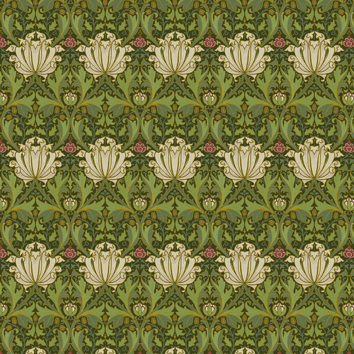 Morris & Co Suffolk Helena Herball - Woven Modern Fabric Gallery