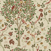 Morris & Co Suffolk Klemscott Tree Barbed Berry - Woven Modern Fabric Gallery