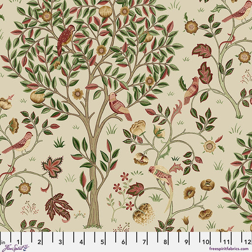 Morris & Co Suffolk Klemscott Tree Barbed Berry - Woven Modern Fabric Gallery