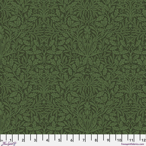 Morris & Co Suffolk Pure Acorn Olive - Woven Modern Fabric Gallery