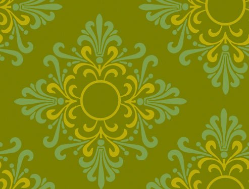 Sew Kind of Wonderful Moss - Woven Modern Fabric Gallery