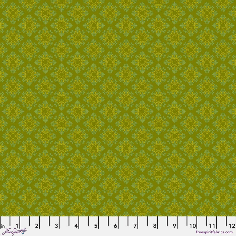 Sew Kind of Wonderful Moss - Woven Modern Fabric Gallery