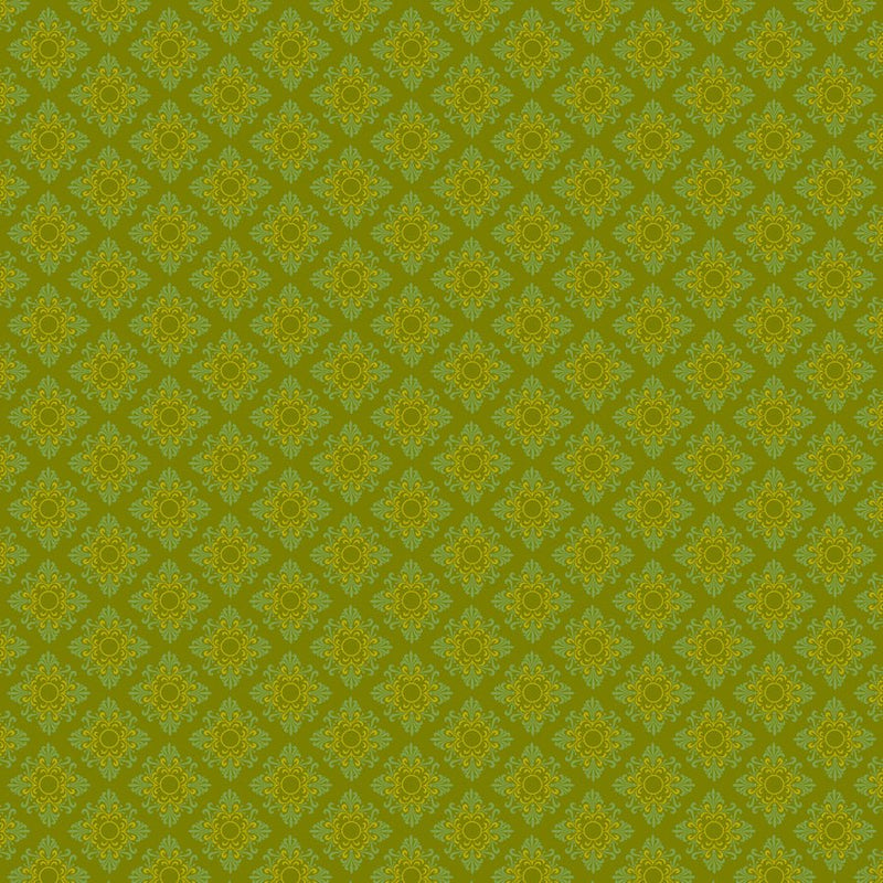 Sew Kind of Wonderful Moss - Woven Modern Fabric Gallery