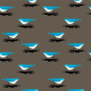 Mountain Blue Bird - Woven Modern Fabric Gallery