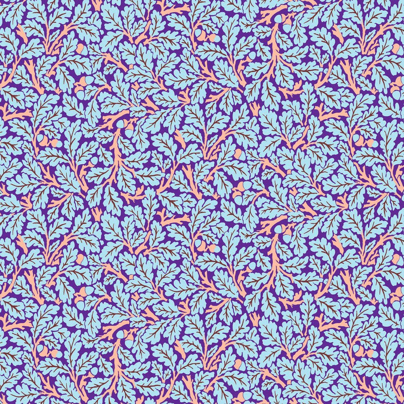 Oak Purple - Woven Modern Fabric Gallery