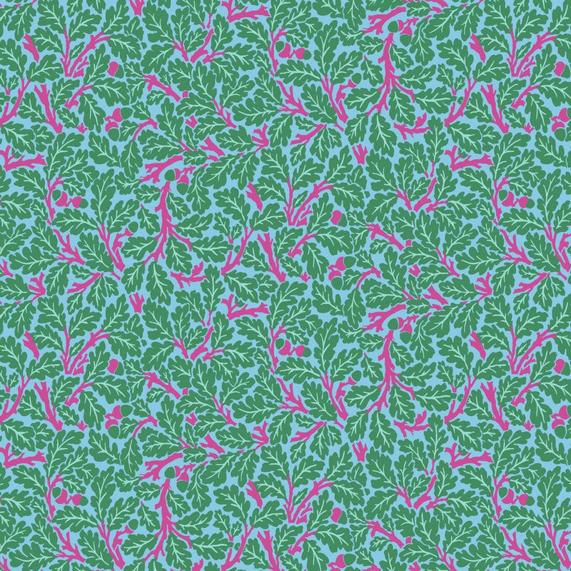 Oak Turqoise - Woven Modern Fabric Gallery