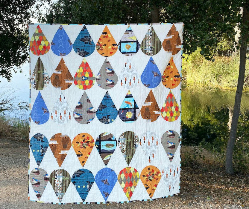 Octoberama Quilt Download - Woven Modern Fabric Gallery