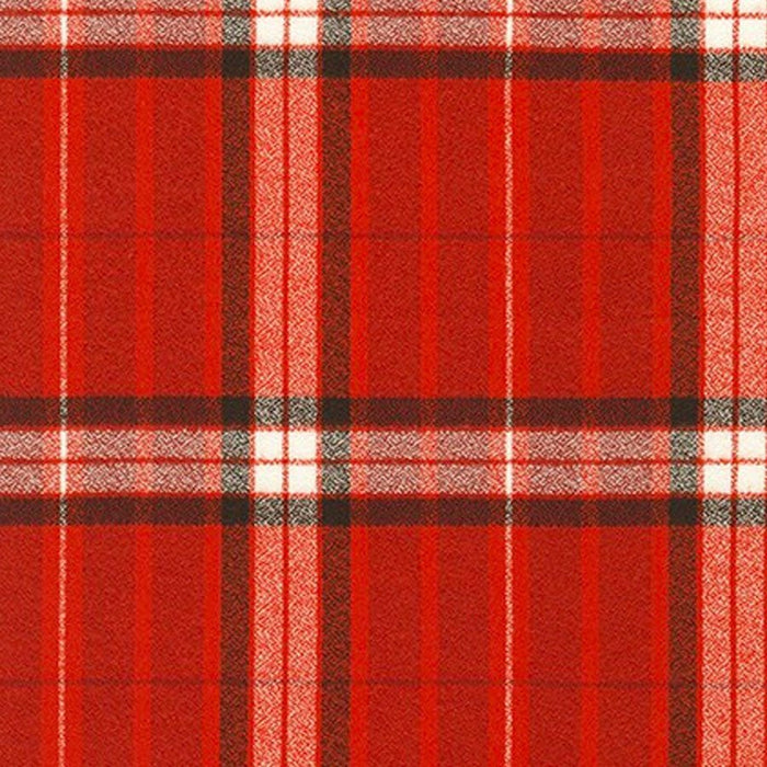 Organic Flannel Red - Woven Modern Fabric Gallery