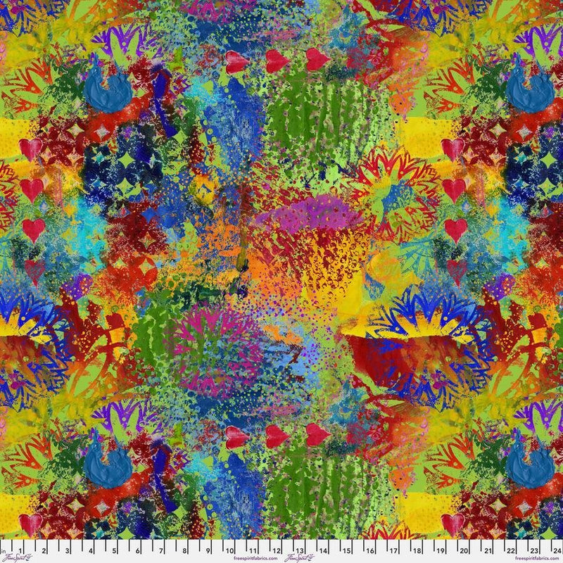 Paint Splatters Quilt Backing - Woven Modern Fabric Gallery