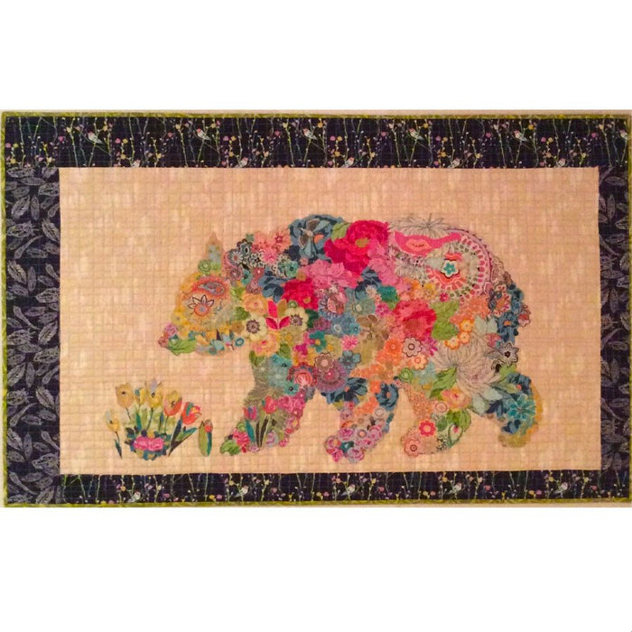 Paisley Bear Collage - Woven Modern Fabric Gallery