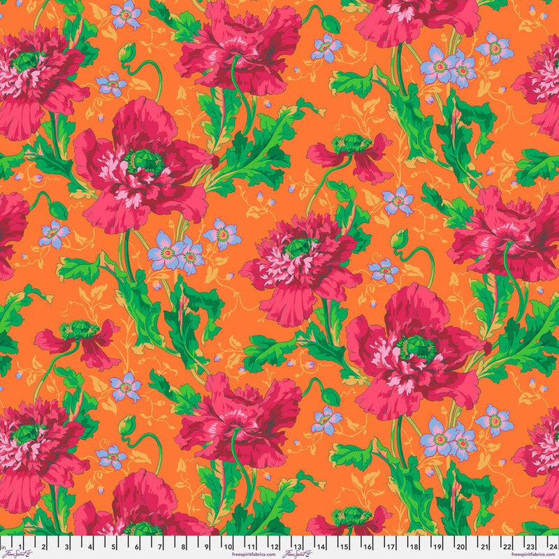 Papaver Red fabric - Woven Modern Fabric Gallery