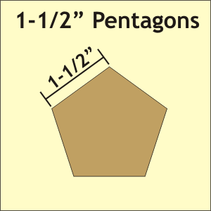 Pentagon 1 1/2" - Woven Modern Fabric Gallery