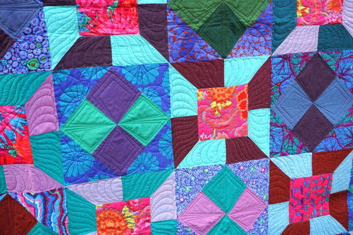 Posts and Holes quilt Pattern PDF - Woven Modern Fabric Gallery