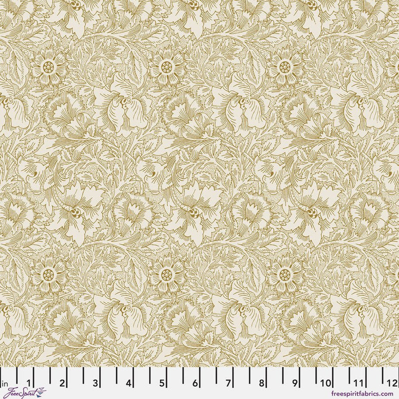 Morris & Co. Pure Poppy Pearwood fabric - Woven Modern Fabric Gallery