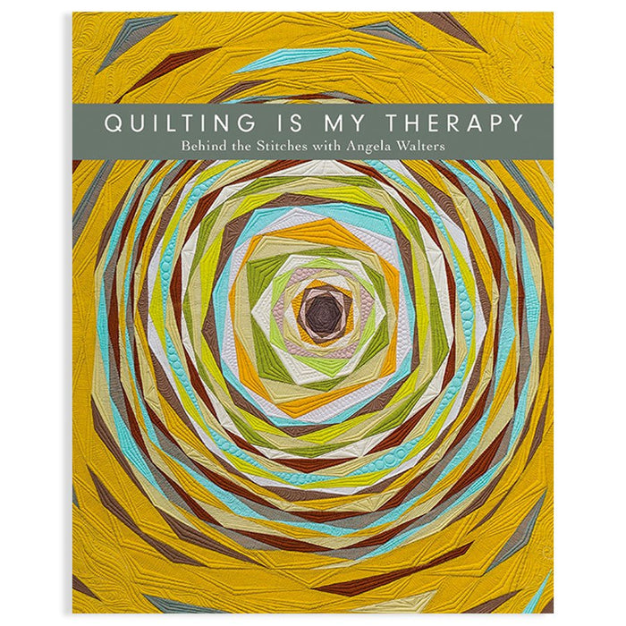 Quilting is my Therapy - Woven Modern Fabric Gallery