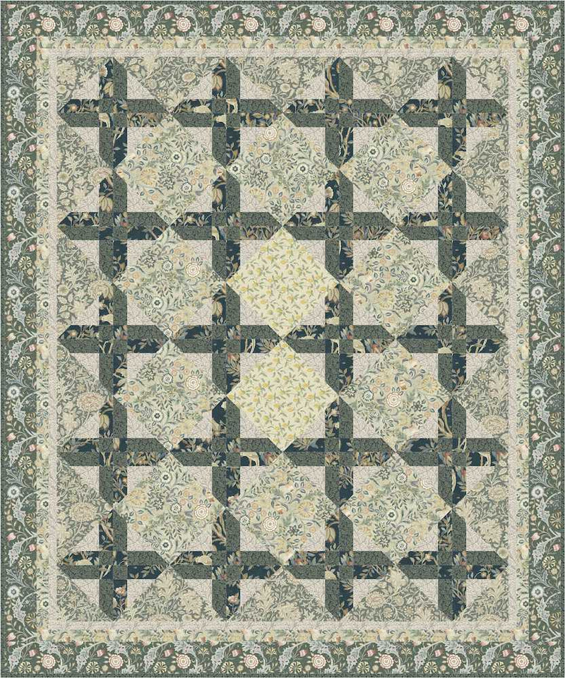 Scottish Cross Quilt Pattern Download - Woven Modern Fabric Gallery