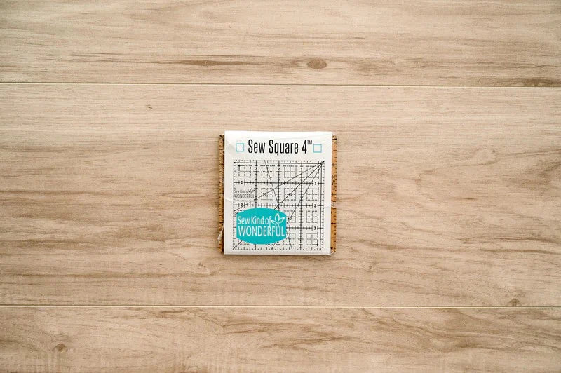 Sew Square 4" Ruler - Woven Modern Fabric Gallery