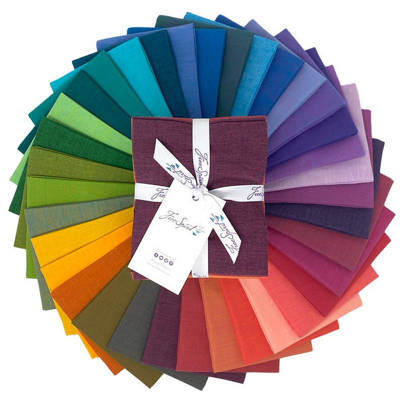 Shot Cotton Fat Quarter Bundle - Woven Modern Fabric Gallery