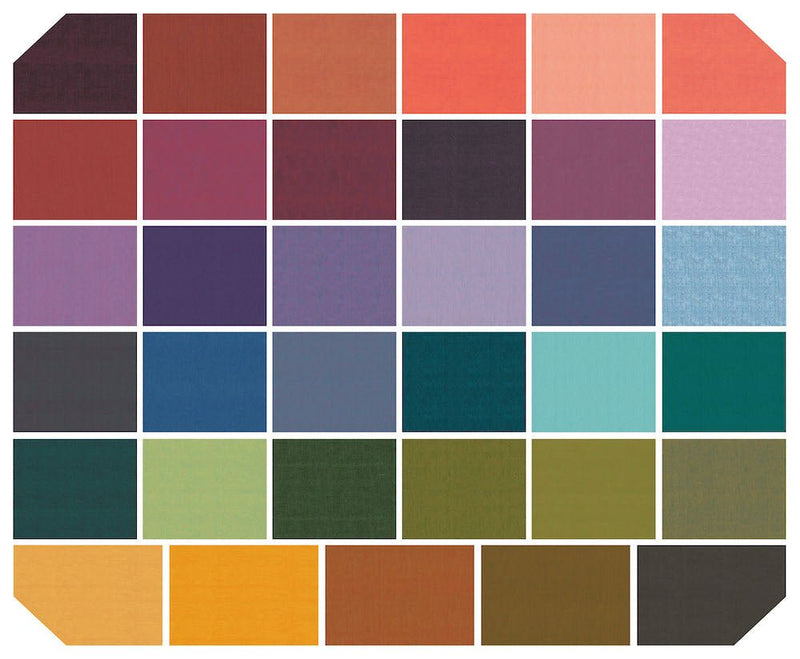 Shot Cotton Fat Quarter Bundle - Woven Modern Fabric Gallery