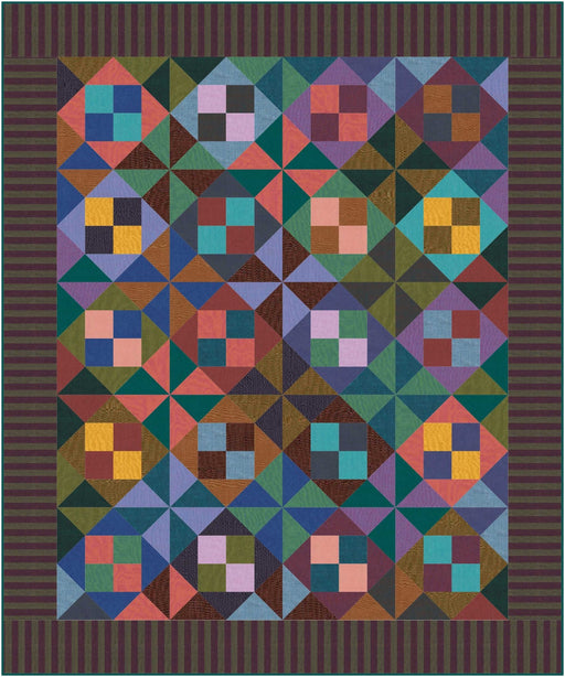 Shot Pinwheels - Woven Modern Fabric Gallery