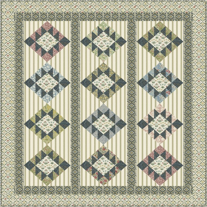 Simple Elegance Quilt Pattern Download - Woven Modern Fabric Gallery