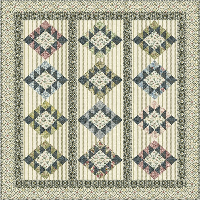 Simple Elegance Quilt Pattern Download - Woven Modern Fabric Gallery