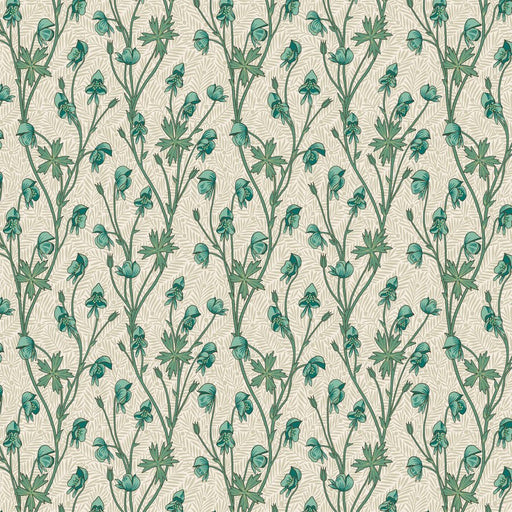 Small Monkshood Mineral - Woven Modern Fabric Gallery