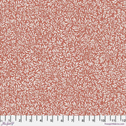 Small Standen Lily Red - Woven Modern Fabric Gallery