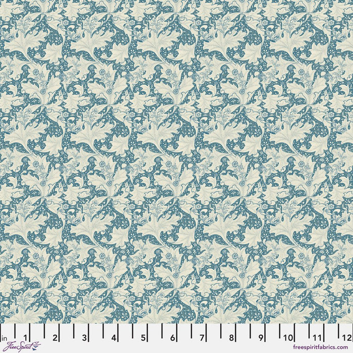 Small Wallflower Blue - Woven Modern Fabric Gallery