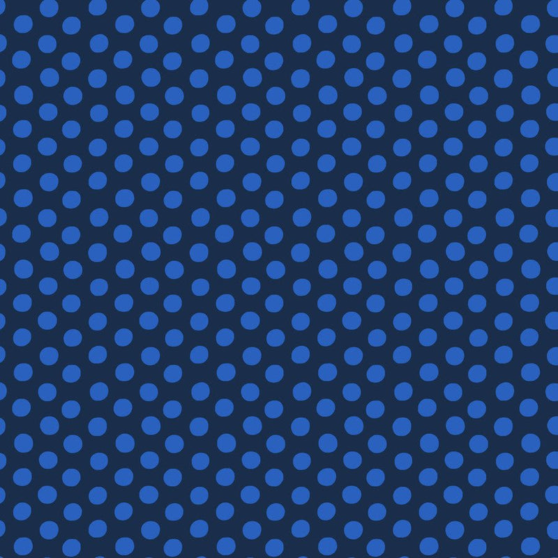 Spot Indigo - Woven Modern Fabric Gallery