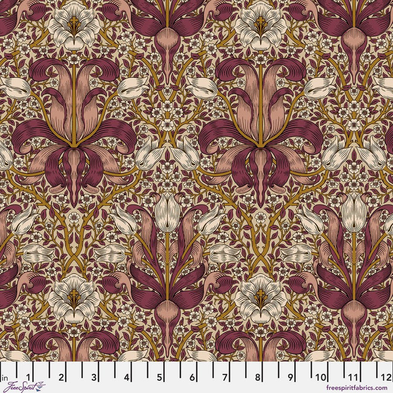 Morris & Co. Spring Thicket Barbed Berry fabric- Woven Modern Fabric Gallery