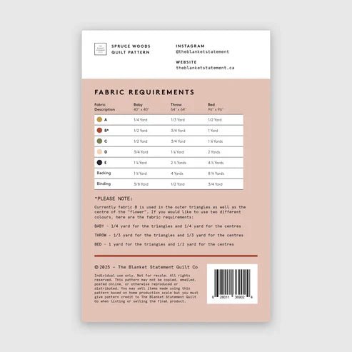 Spruce Woods Quilt Pattern - Woven Modern Fabric Gallery