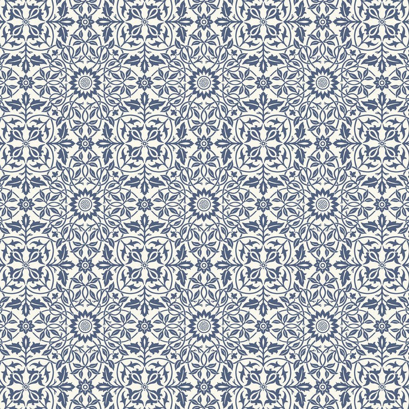 St James Blue - Woven Modern Fabric Gallery