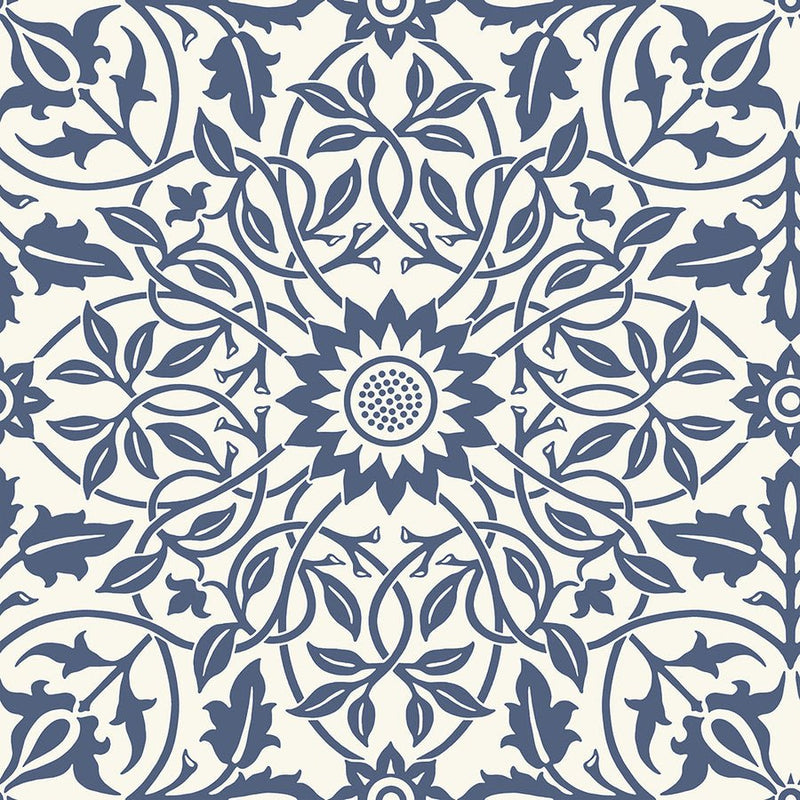 St James Blue - Woven Modern Fabric Gallery