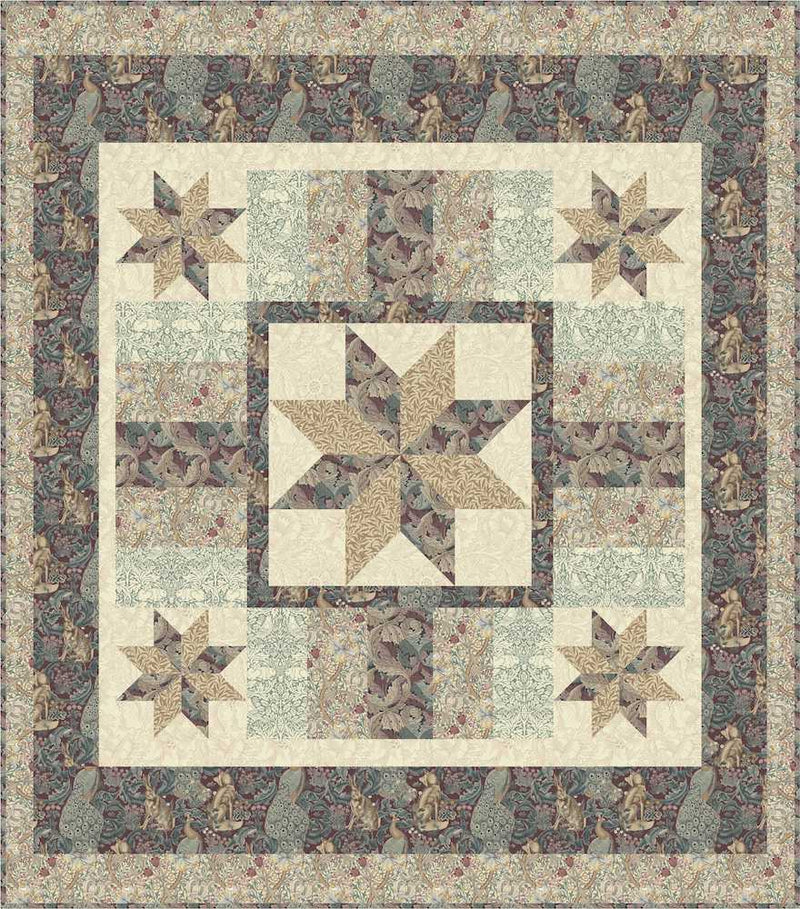 Standen Stars Quilt Download - Woven Modern Fabric Gallery