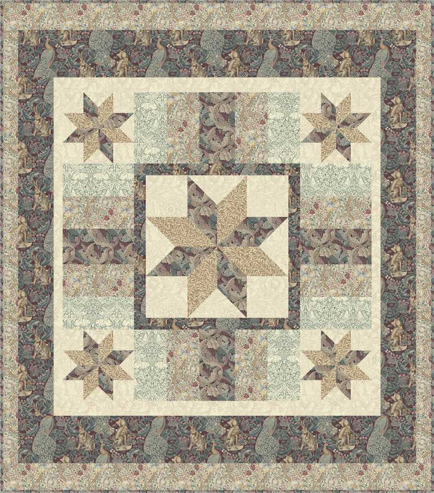 Standen Stars Quilt Download - Woven Modern Fabric Gallery