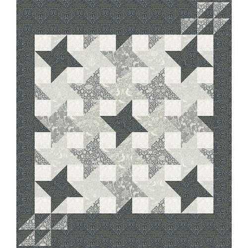 Starry Night Quilt Pattern Download - Woven Modern Fabric Gallery