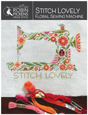 Stitch Lovely Cross stitch Pattern - Woven Modern Fabric Gallery