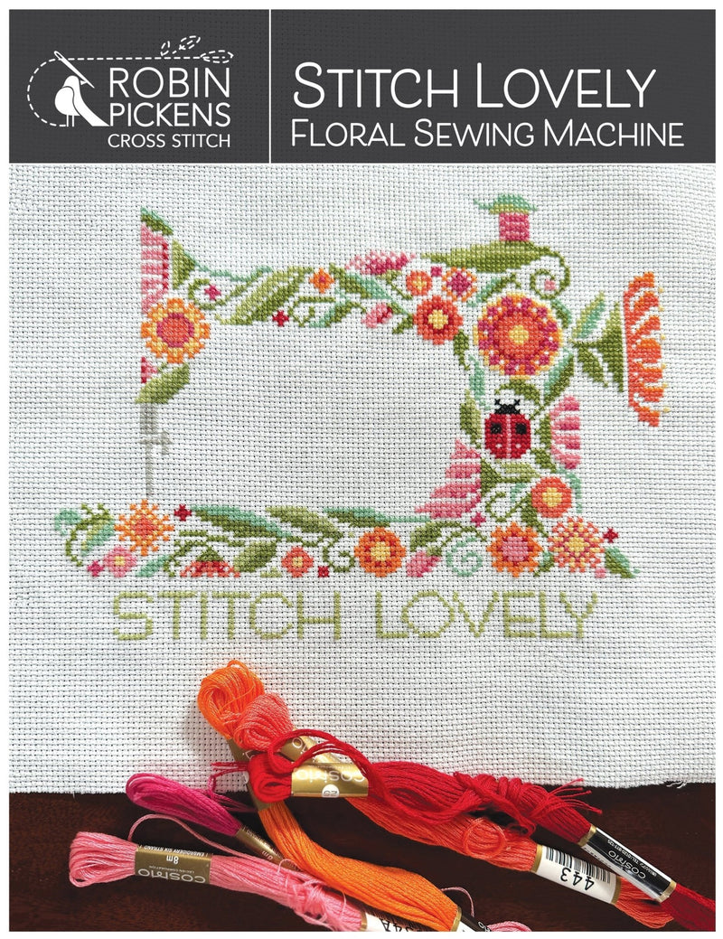 Stitch Lovely Cross stitch Pattern - Woven Modern Fabric Gallery