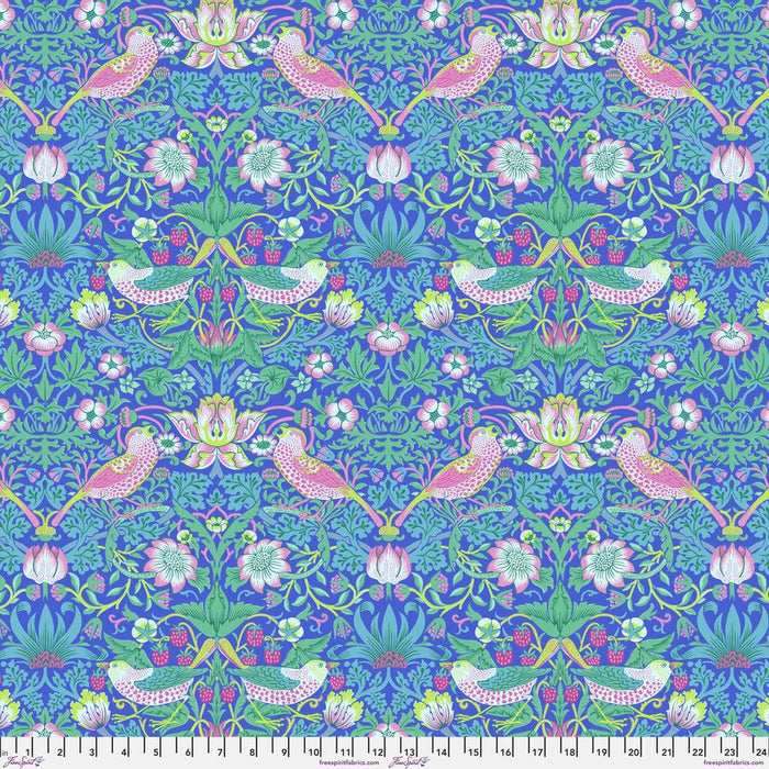 Strawberry Thief Blue - Woven Modern Fabric Gallery